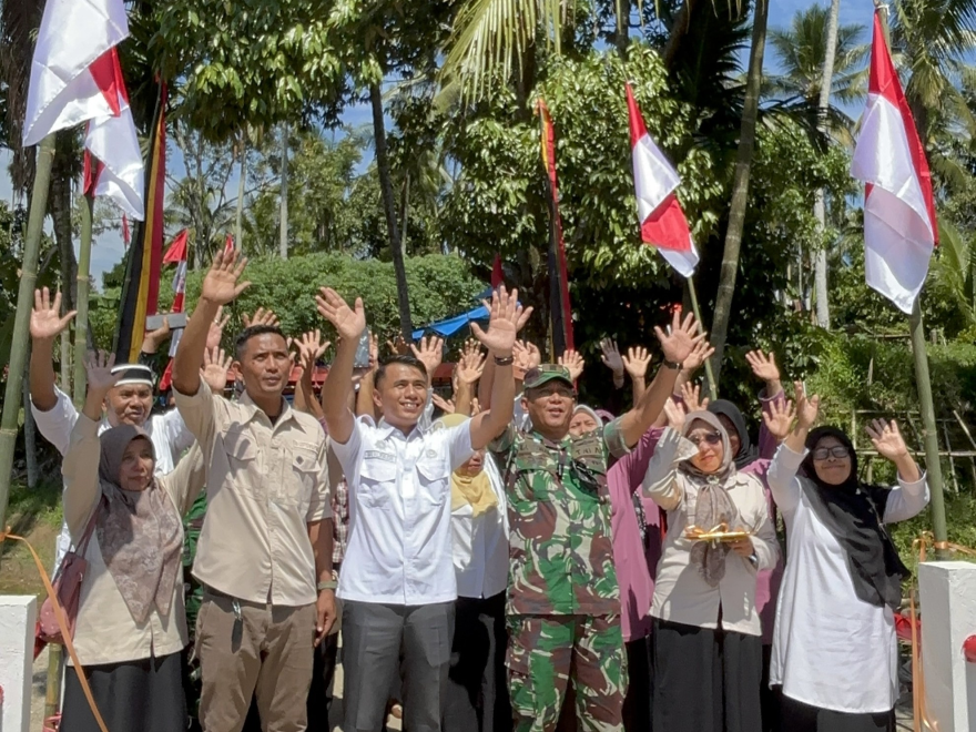 Sinergi TNI dan Masyarakat: Jembatan Merah Putih Resmi Berdiri di Talao Kuranji