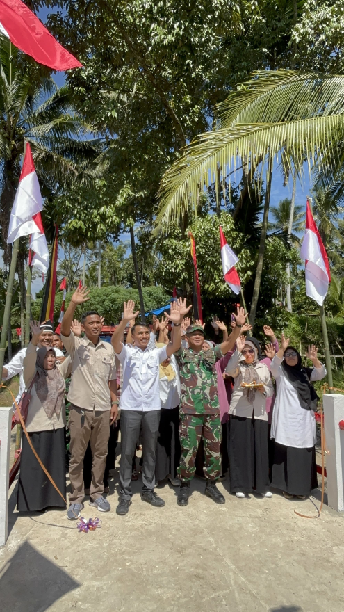 Sinergi TNI dan Masyarakat: Jembatan Merah Putih Resmi Berdiri di Talao Kuranji